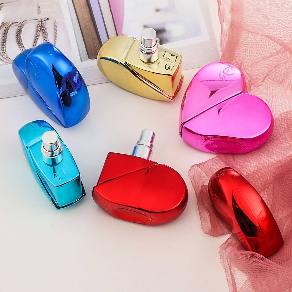 Amazon.co.jp: スプレーボトル6個 ハート型詰め替え可能アトマイザー