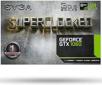 Amazon.com: EVGA GeForce GTX 1060 3GB GAMING, ACX 2.0 (Single Fan