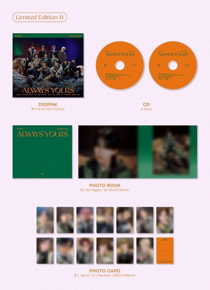 Amazon.co.jp: SEVENTEEN JAPAN BEST ALBUM「ALWAYS YOURS」(初回限定