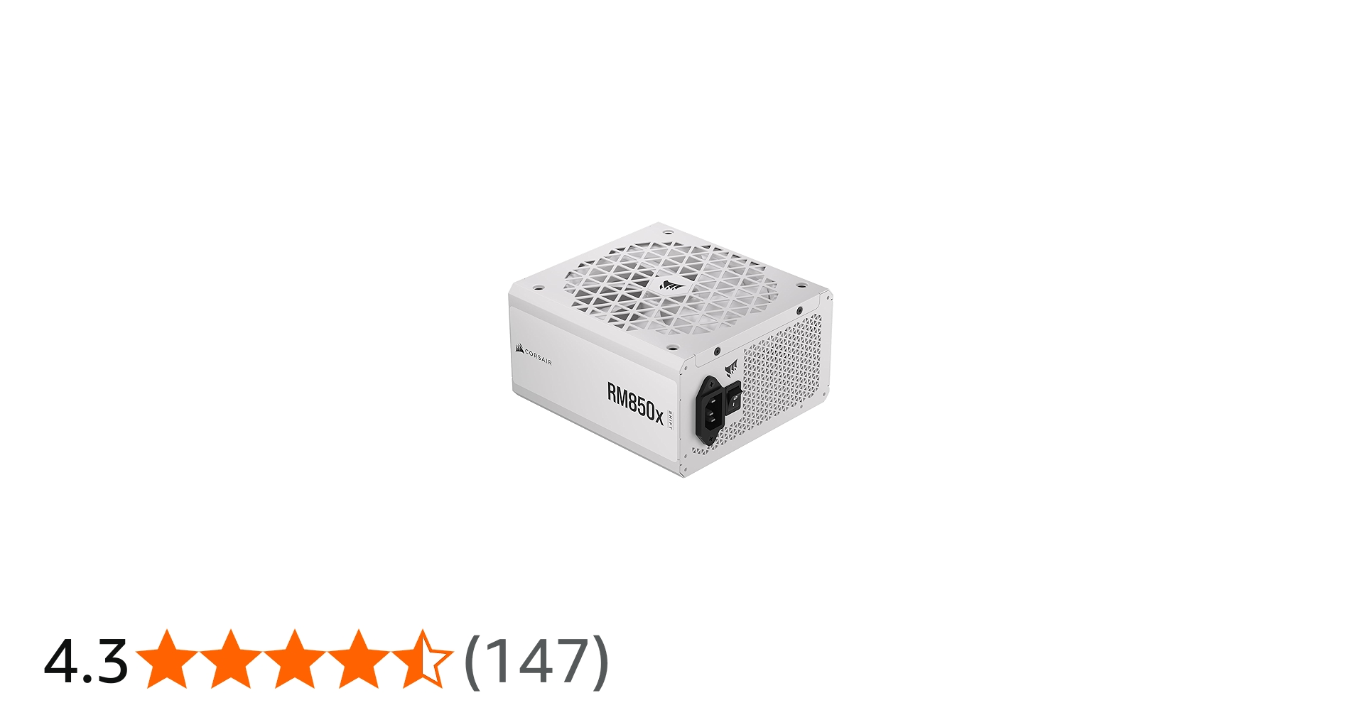 Amazon | CORSAIR RM850x Shift White PC電源ユニット 850W PCIe5.0