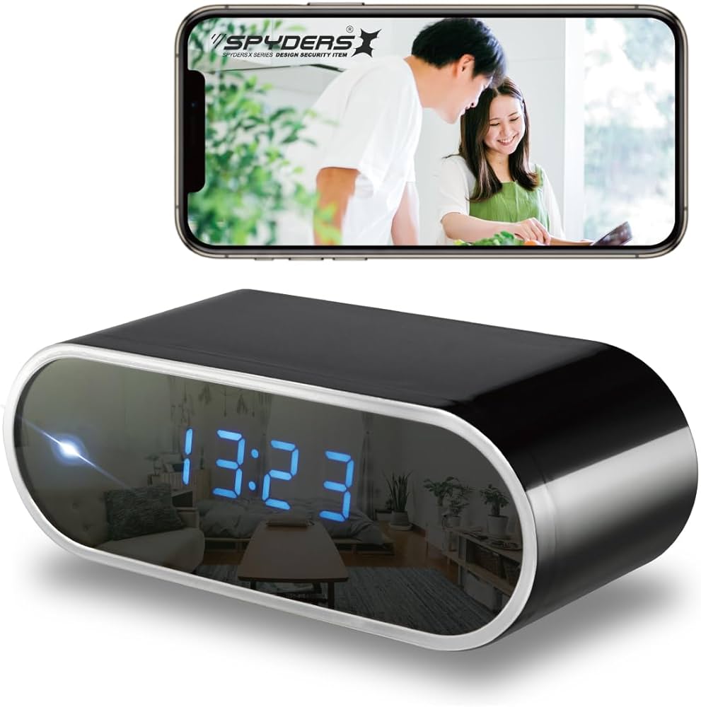 Amazon.co.jp: スパイダーズエックス(SPYDERSX) 1080P 置時計型スパイ