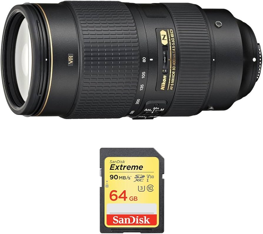 Amazon.com : Nikon AF-S NIKKOR 80-400mm f.4.5-5.6G ED VR Lens and
