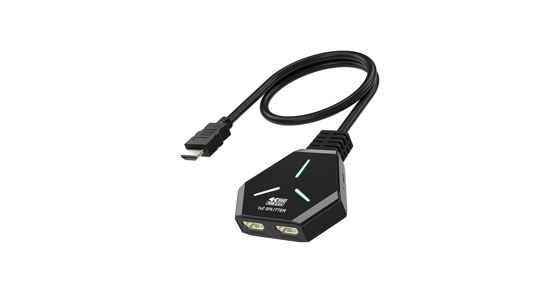 Amazon.com: HDMI Splitter 1x2, 4K@60Hz HDMI 2.0 Splitter 1 in 2