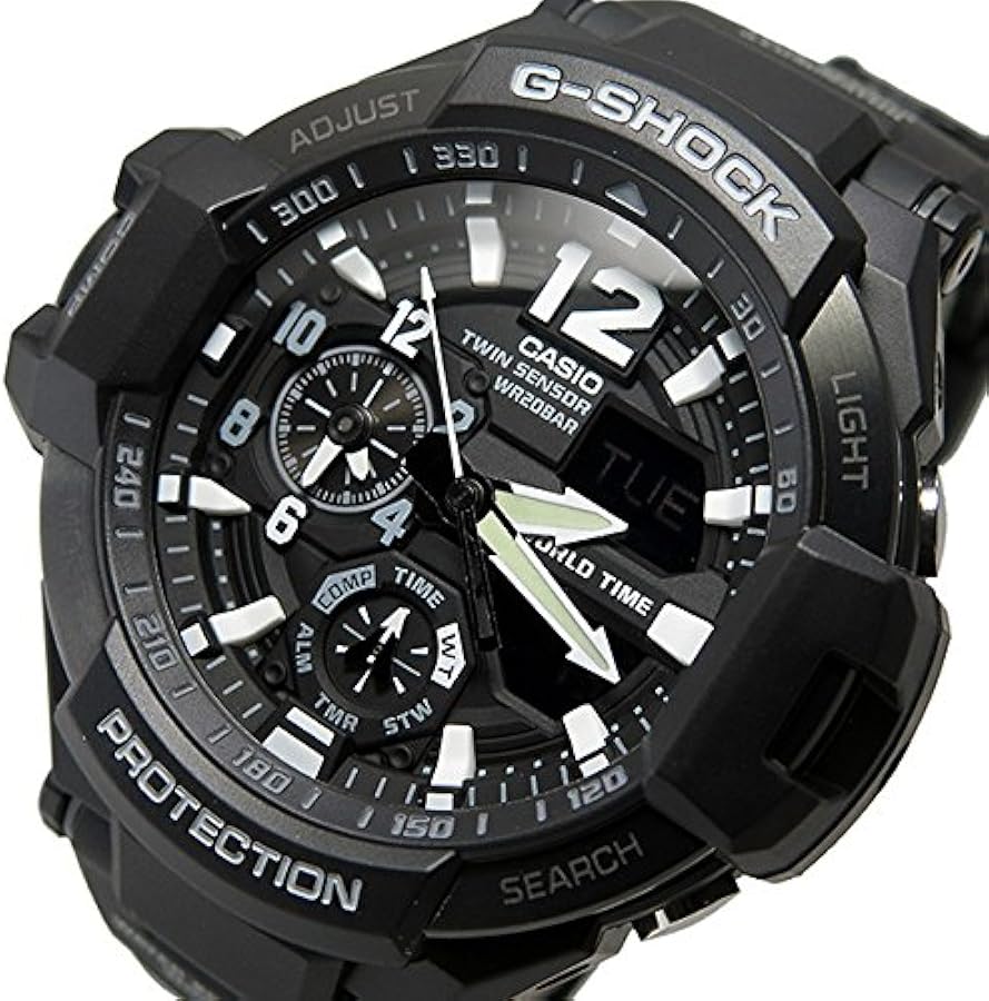 Casio G-Shock Quartz Men's Watch GA-1100-1A Black : Amazon.ca