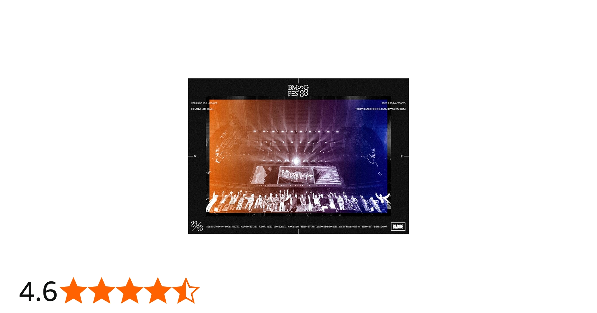 Amazon.co.jp: BMSG FES'23(Blu-ray Disc3枚組(スマプラ対応)) [Blu