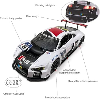 Amazon.co.jp: RASTAR アウディ RCカー 1/14 Audi R8 パフォーマンス