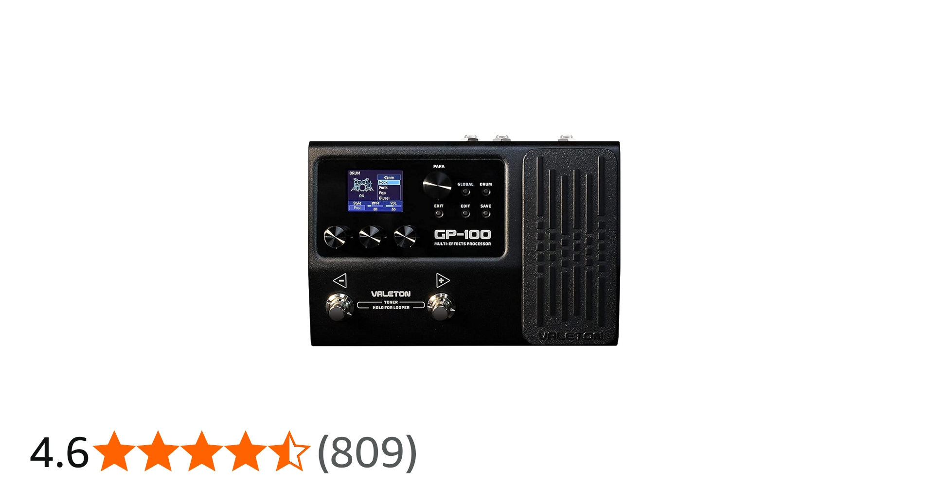 Amazon.co.jp: Valeton GP-100 ギター ベース シミュレーション