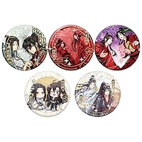Amazon.co.jp: 魔道祖師 グッズ 魔道祖師 缶バッジ バッジセット 金属