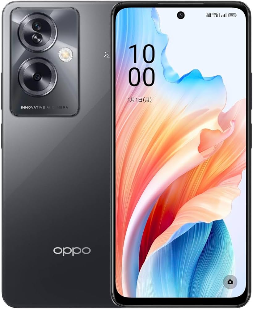 Amazon | OPPO A79 5G 6.7型 4GB/128GB ミステリーブラック SIMフリー