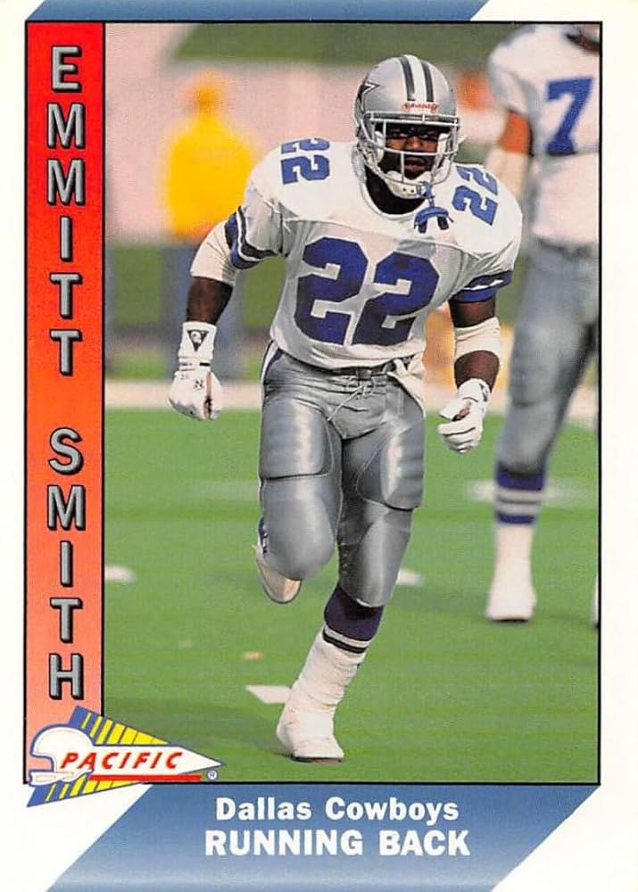 Amazon.com: 1991 Pacific Football #107 Emmitt Smith Dallas Cowboys