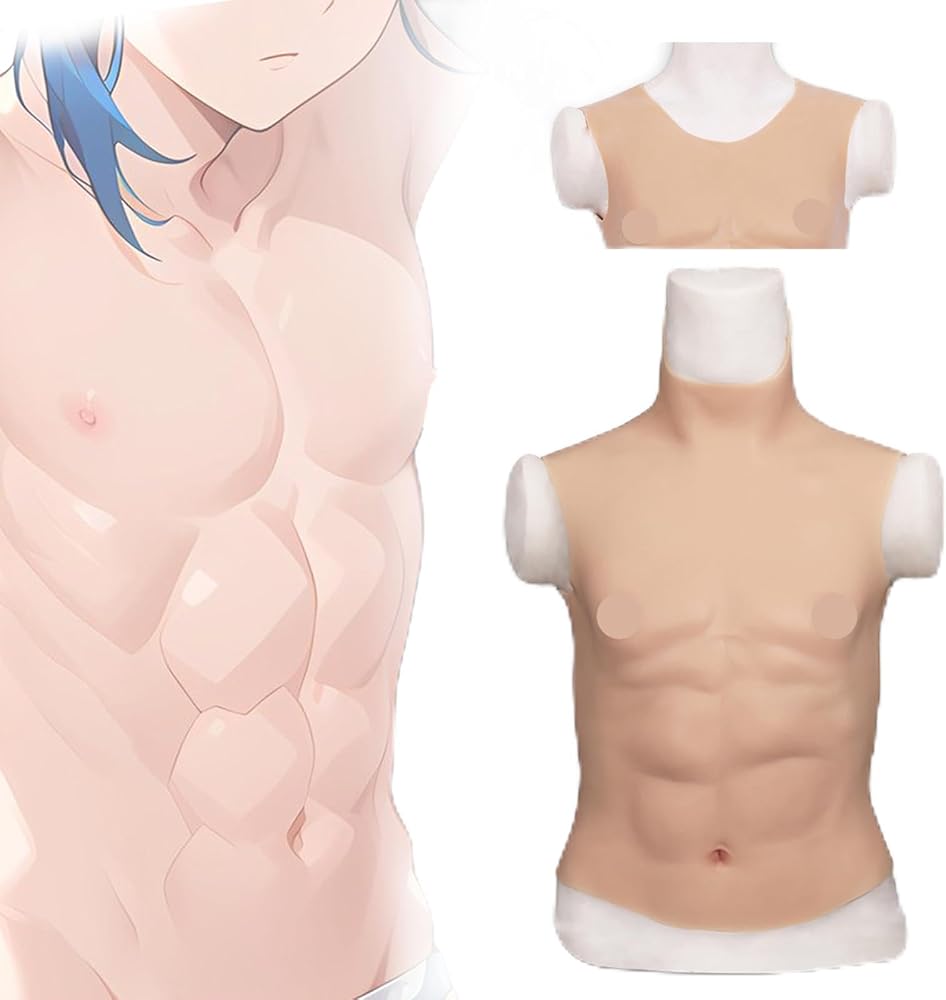 Amazon.co.jp: [gskinart] 筋肉スーツ (アジア系黄色, 襟なし