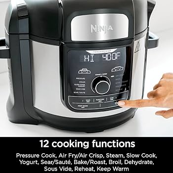 Ninja FD401 Foodi 12-in-1 Deluxe XL 8 qt. Pressure Cooker & Air
