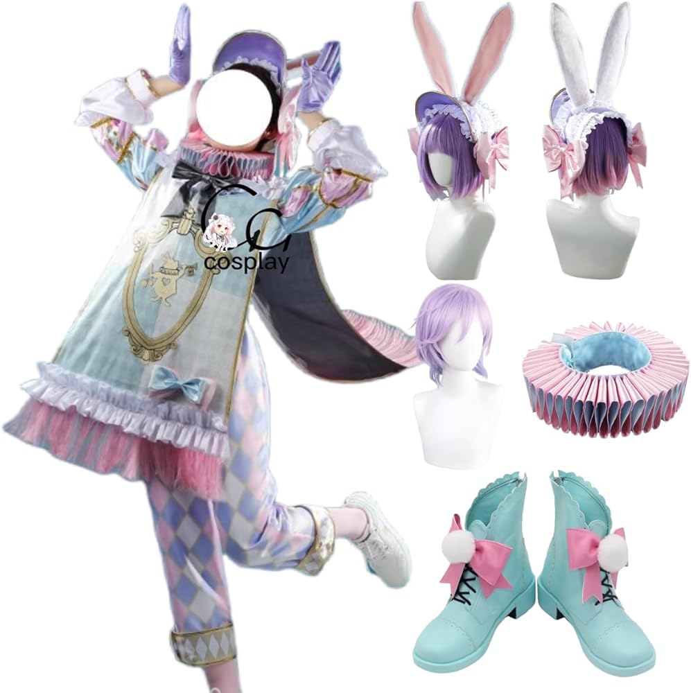 Amazon.co.jp: GGcosplay ツイステ 薔薇の王国のホワイトラビット