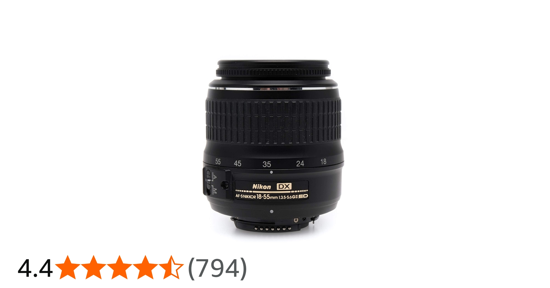 Nikon AF-S DX NIKKOR 18-55mm f/3.5-5.6G ED II Zoom Lens : Amazon