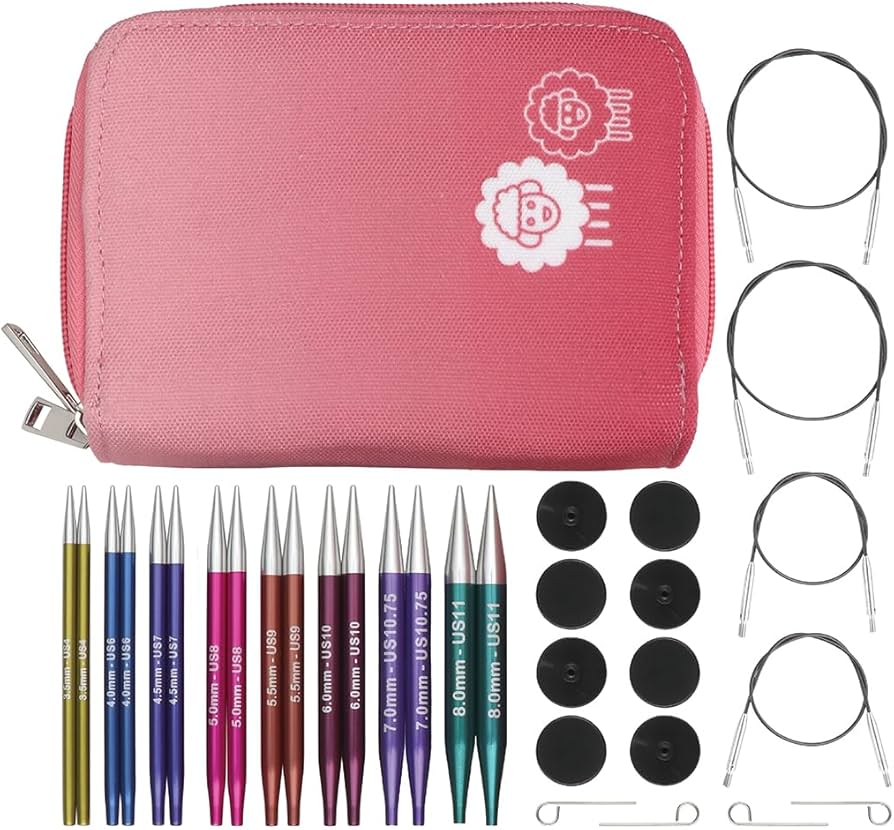 Amazon.com: KnitPro Zing Deluxe Interchangeable Needle Set 4