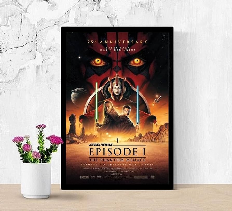 Amazon.co.jp: 映画ポスター スターウォーズ エピソード1 ファントム