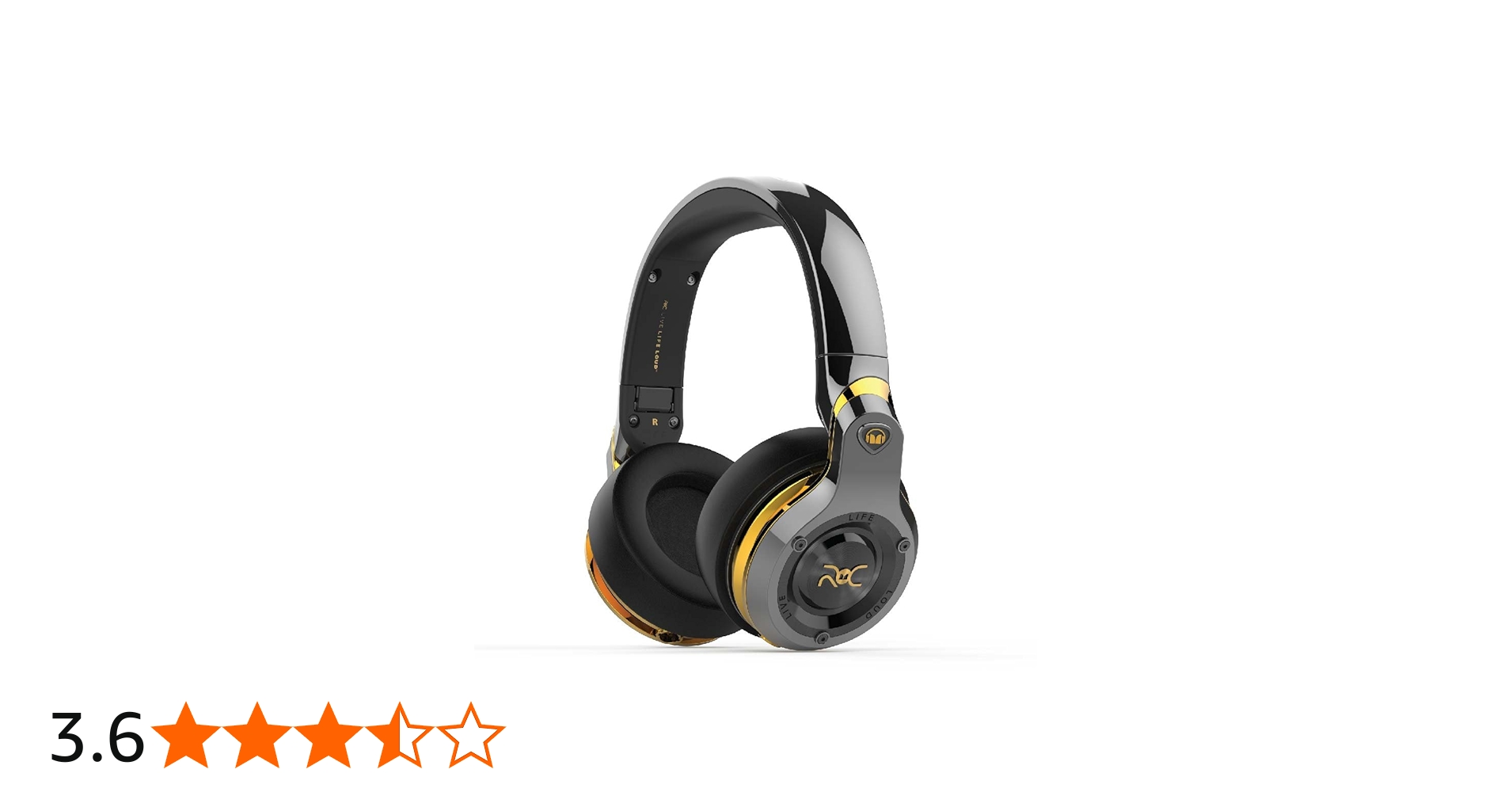 Amazon.co.jp: Monster ROC Sport Black Platinum オーバーイヤー