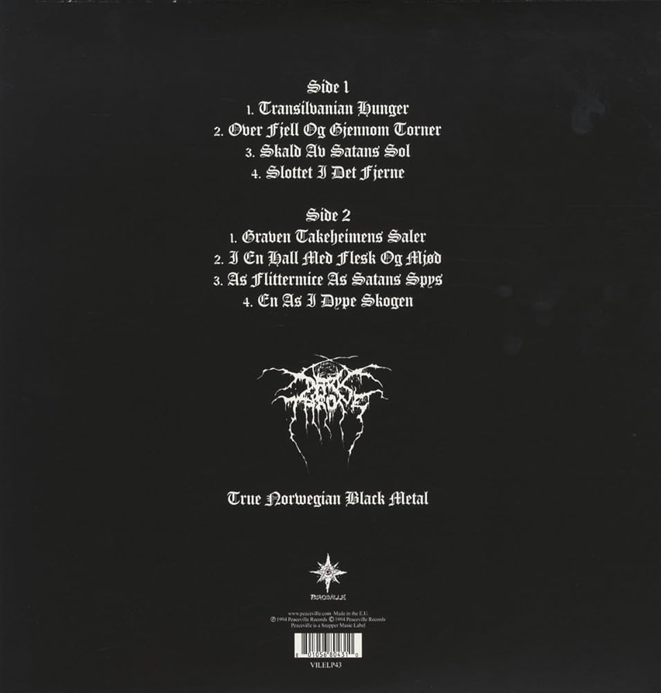 Darkthrone - Transilvanian Hunger ( Lp ) - Amazon.com Music