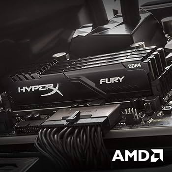 HyperX Fury 8GB 3200MHz DDR4 CL16 DIMM (Kit of 2) Black XMP