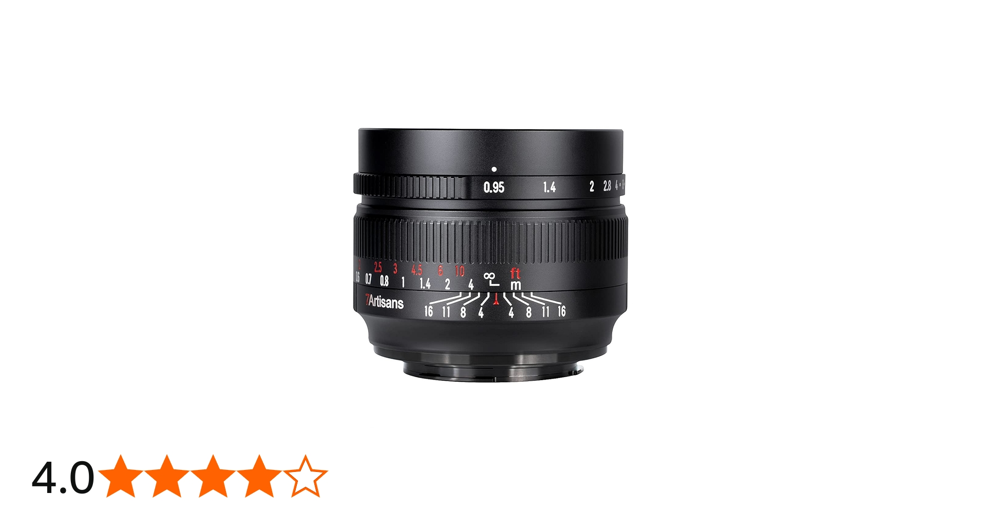 Amazon.co.jp: 七工匠 7Artisans 50mm F0.95 (ソニーEマウント APS-C