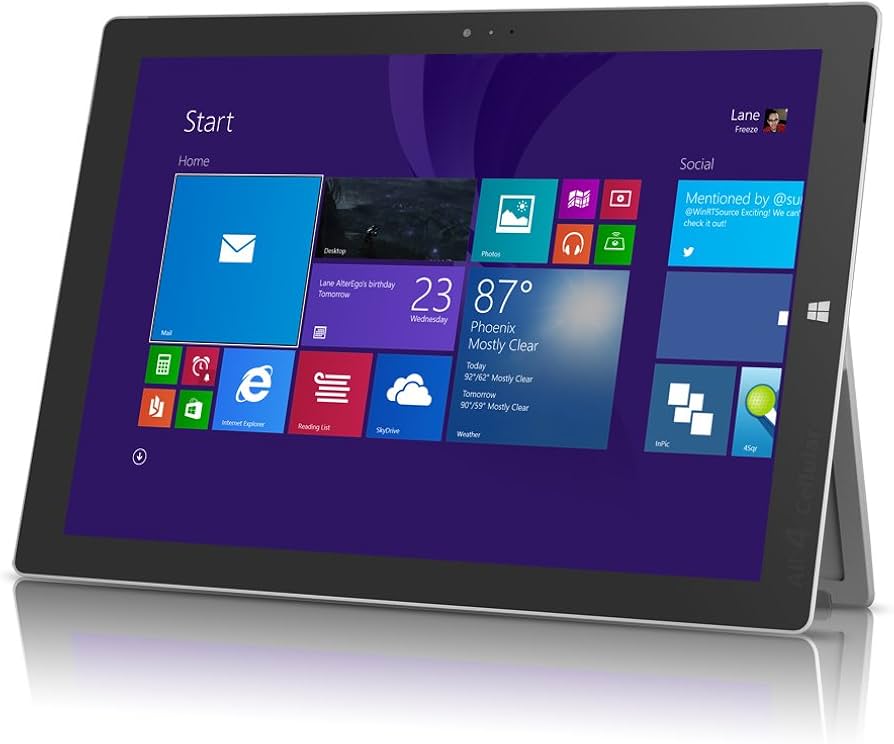 Amazon.com : Microsoft Surface Pro 3 Tablet (1631) Silver - 256GB