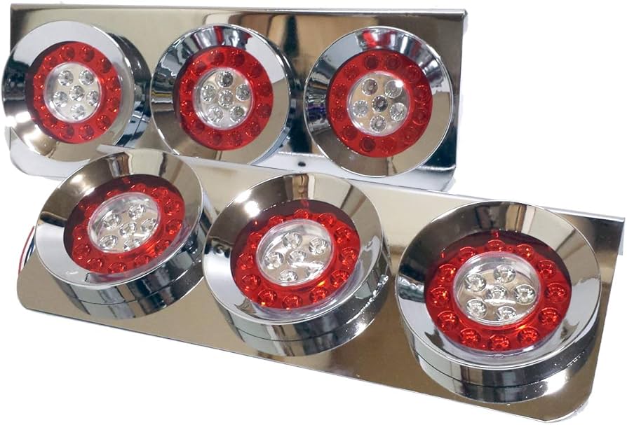 Amazon | 24Vトラック用テールランプ3連 LED 日野 テール テールランプ