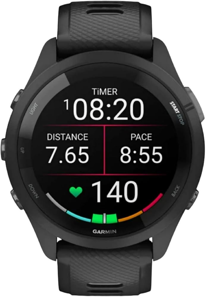 Garmin Forerunner 265, Smartwatch per la corsa, 46mm, GPS multi