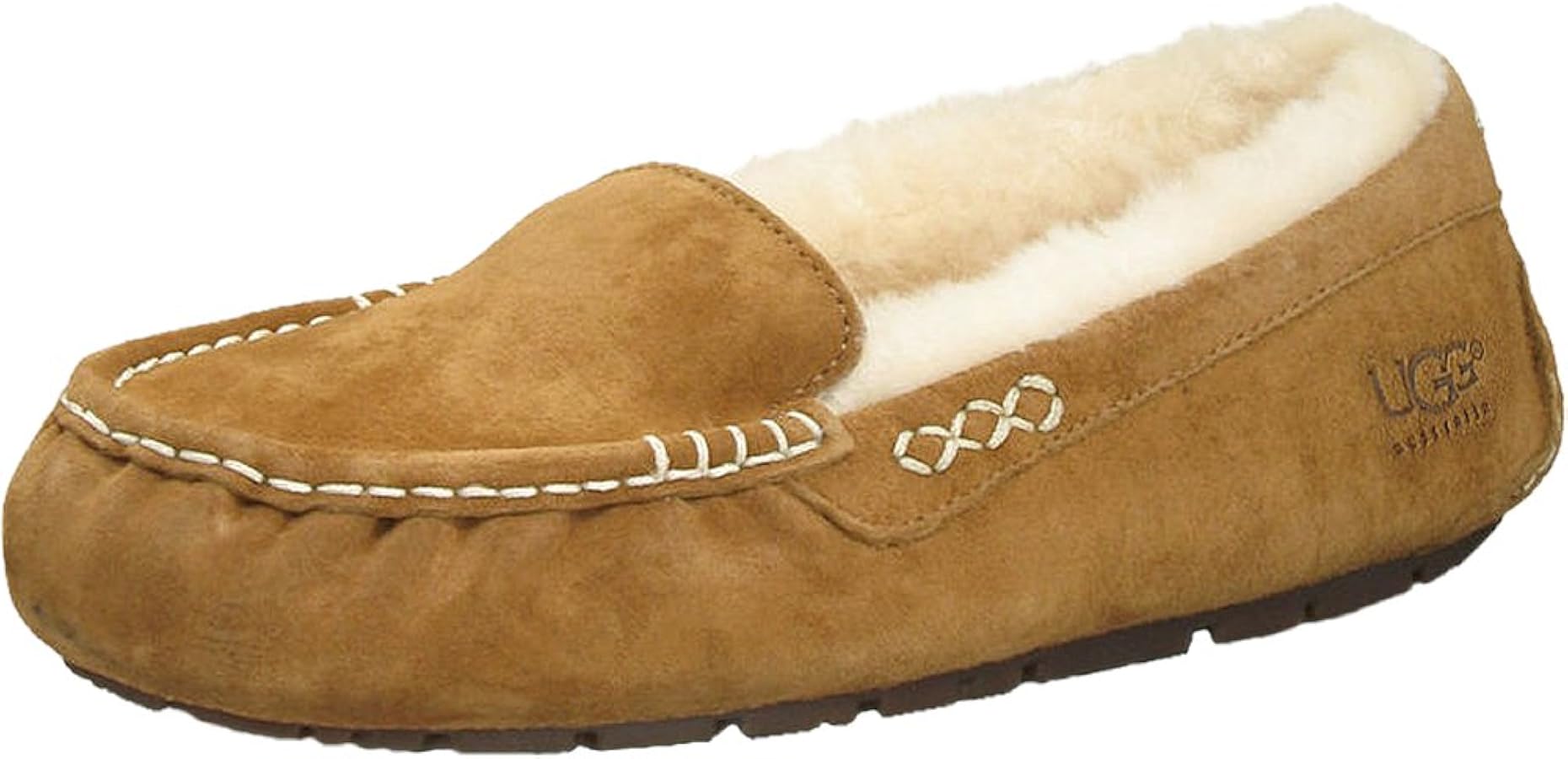 Amazon | (アグ) UGG モカシン アンスレー Ansley 3312 チェスナット