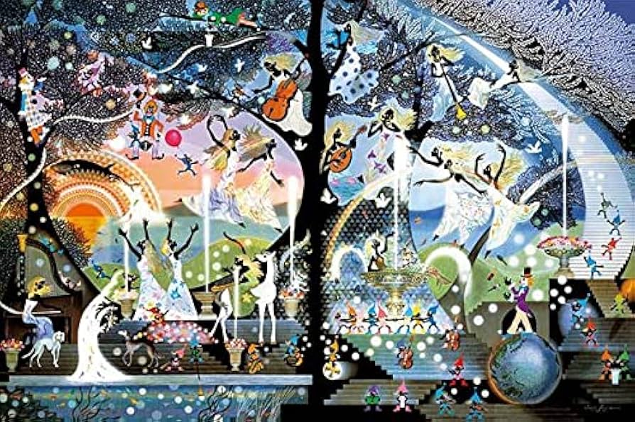 Amazon | 藤城清治 1000ピース・ジグソーパズル「愛の泉