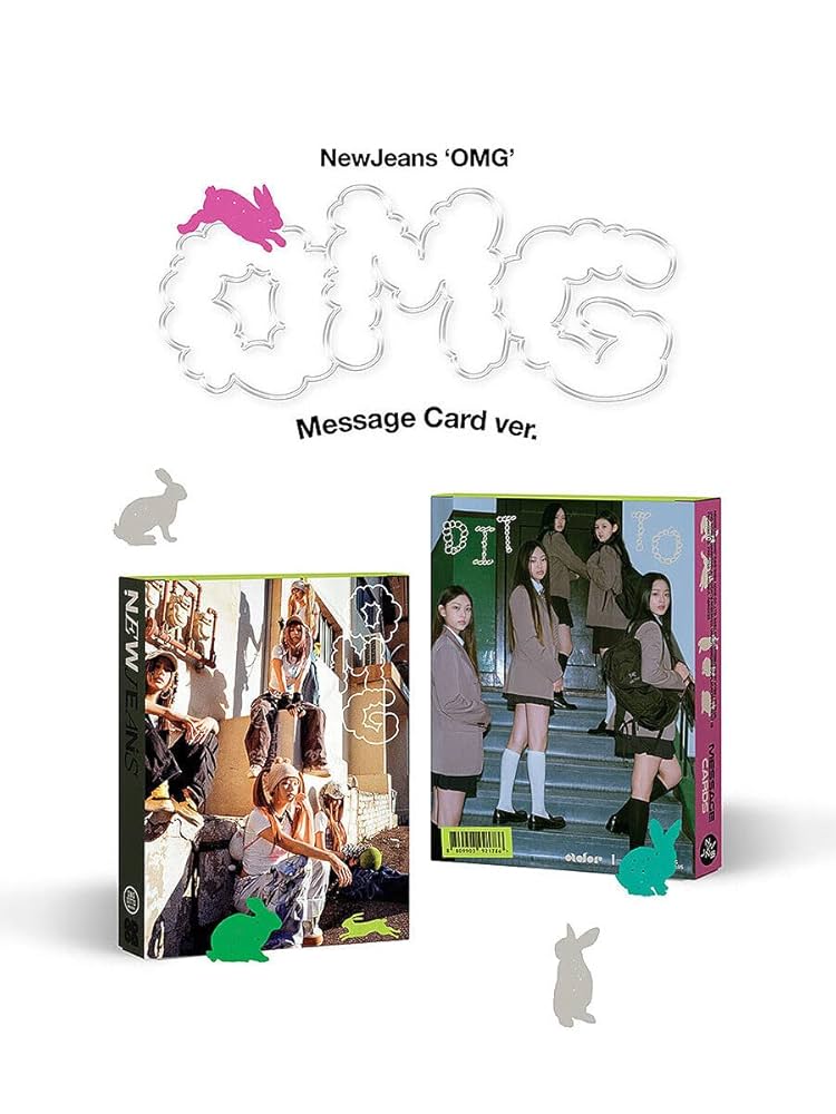 NEWJEANS - NEWJEANS OMG 1st Winter Single Album ( MESSAGE CARD Ver