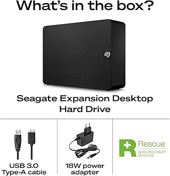 Amazon | Seagate Expansion 28TB 外付けハードドライブ HDD - USB 3.0