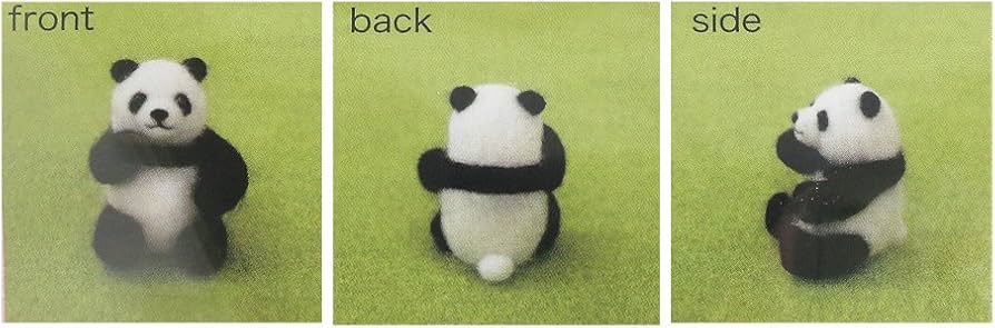 Amazon.co.jp: サンフェルト 羊毛キット 食いしん坊パンダ FFK007 : ホビー