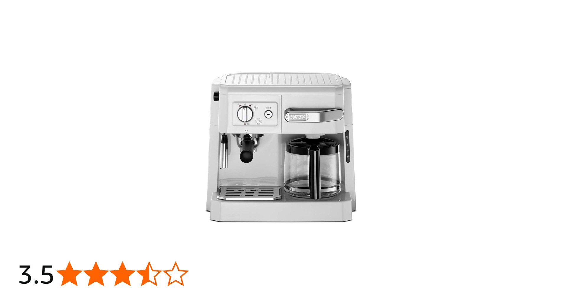 Amazon | DeLonghi コンビコーヒーメーカー ホワイト BCO410J-W | De