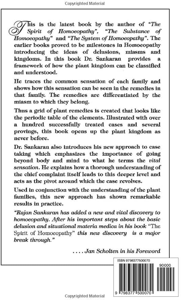 An Insights Into the Plants - Vol. 2: Sankaran, Dr. Rajan