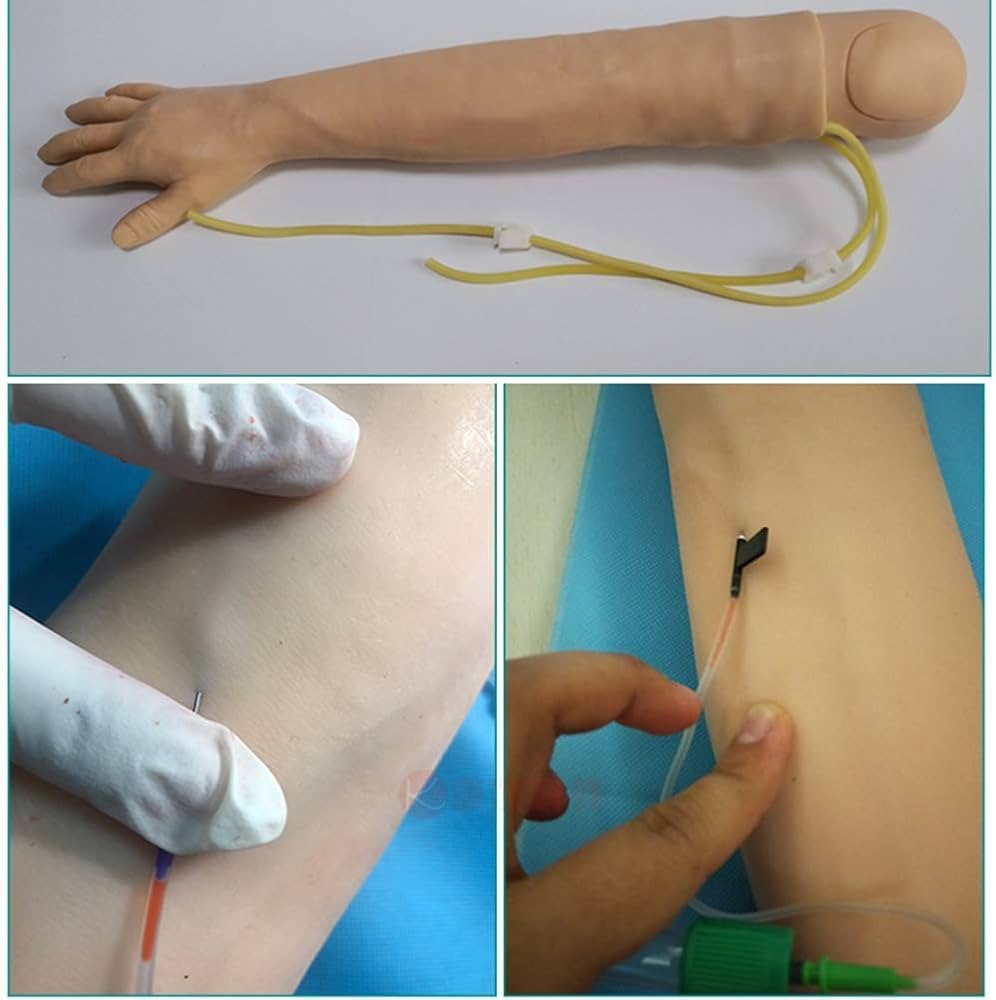 Amazon.co.jp: 静脈注射用モデル 注射練習 腕静脈穿刺 練習 講師訓練用