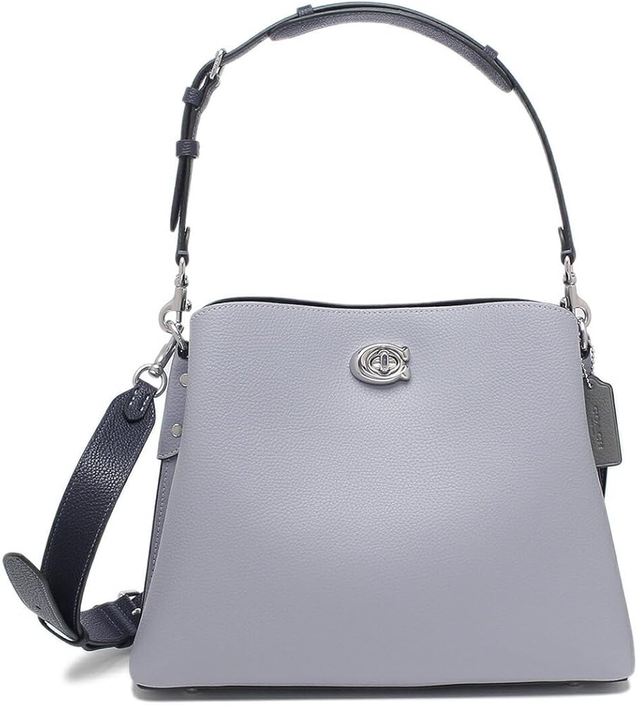 Amazon | [コーチ] ショルダーバッグ ウィロウ グレー ブルー