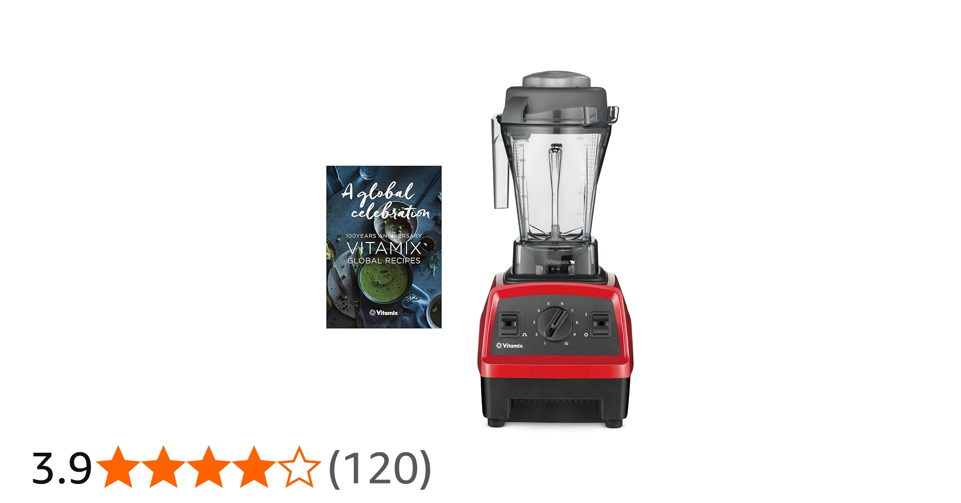 Amazon | 【公式】Vitamix E310 レッド ミキサー 限定特典付き 1台8役