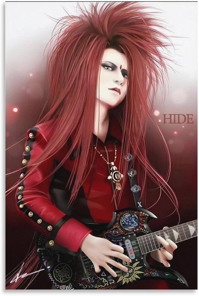 Amazon.co.jp: X Japan ポーズ Hide ライブポスター3 印刷 ポスター