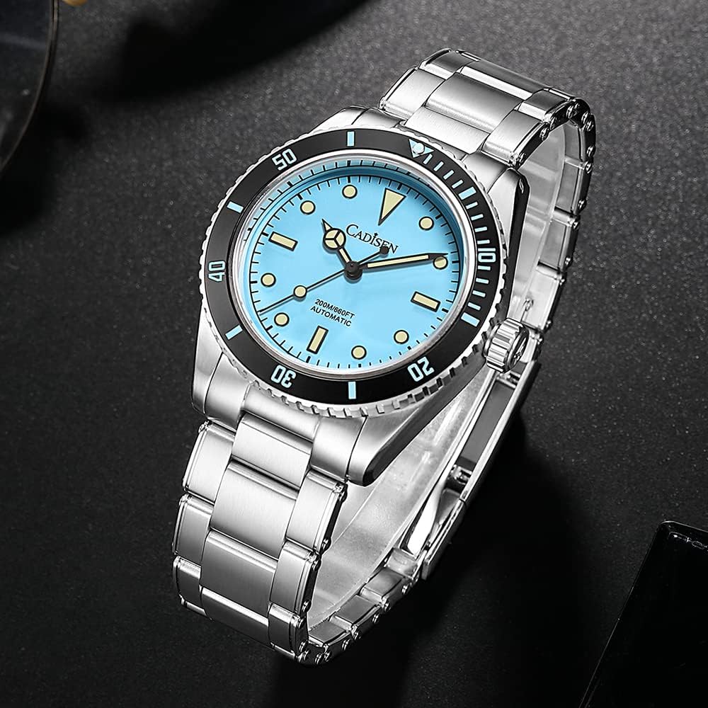 Amazon.com: CADISEN Men's Automatic Watch Mechanical NH35 Movement