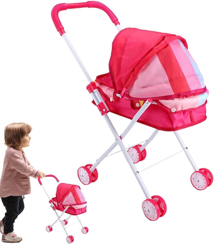 Amazon.co.jp: 【Poaery】人形ベビーカーとしても使えるベビードール用
