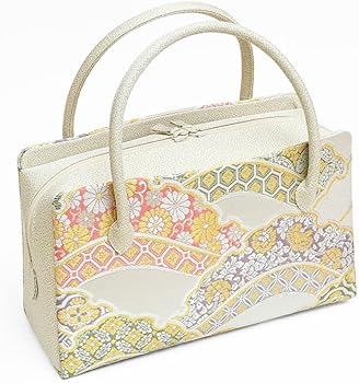 Amazon.co.jp: [和ごころきもの屋] 西陣織 利休バッグ 正絹 帯地 和装