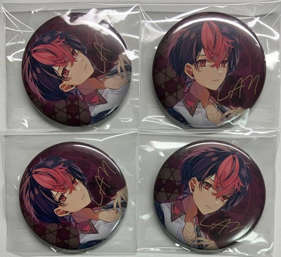 Amazon.co.jp: シクフォニ 缶バッジ 第1弾 LANくん×4 えんふぁん