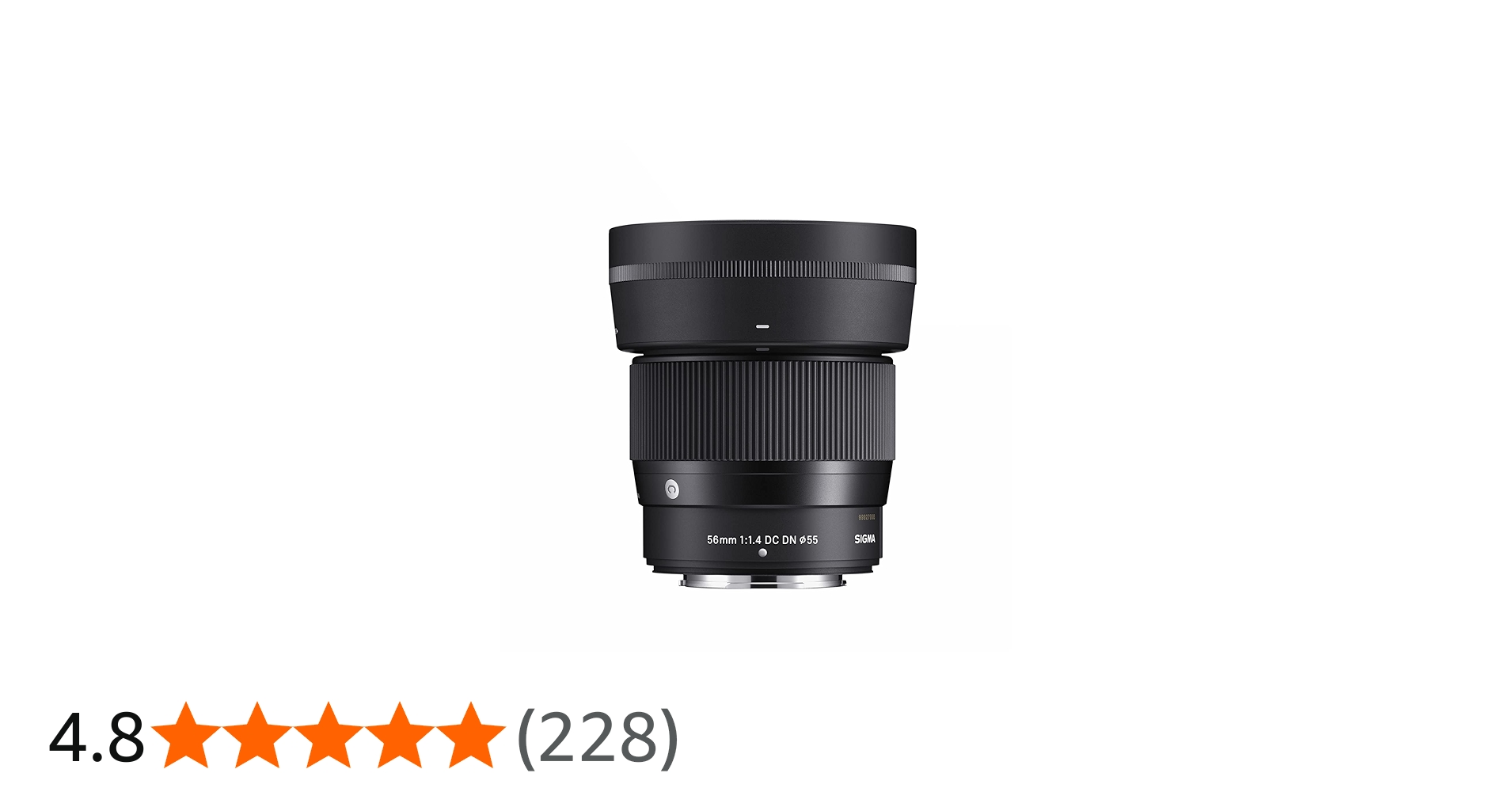 Sigma 56 mm F1.4 DC DN [Contemporary] for Fujifilm X-Mount