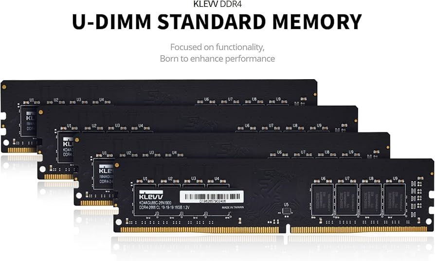 KLEVV DDR4 32GB (1x32GB) 3200MHz CL22 1.2V UDIMM Desktop Ram