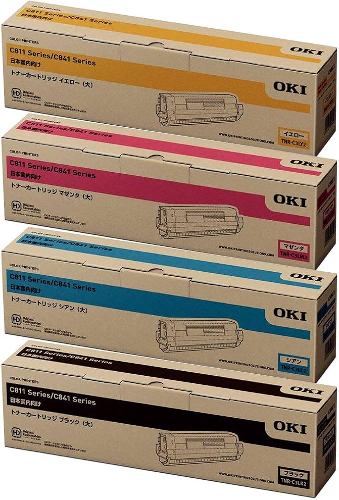 新品OKI 沖データ トナーカートリッジC811/C841シリーズ4色セット