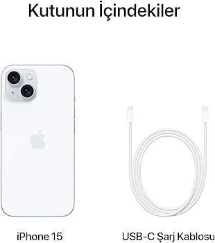 Apple iPhone 15 (128 GB) - Mavi : Amazon.com.tr: Elektronik