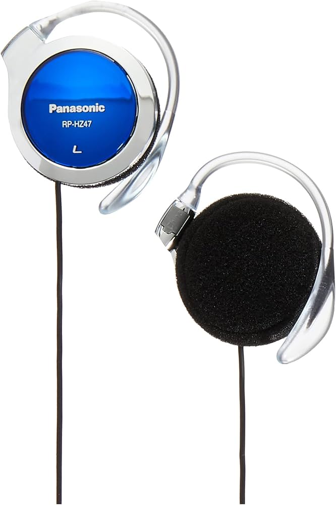 Amazon.com: Panasonic Clip Headphones Blue RP-HZ47-A (Japan Import