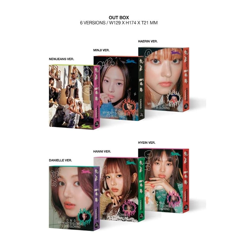 Amazon.co.jp: NewJeans - 1st Single [ OMG ] (Message Card ver