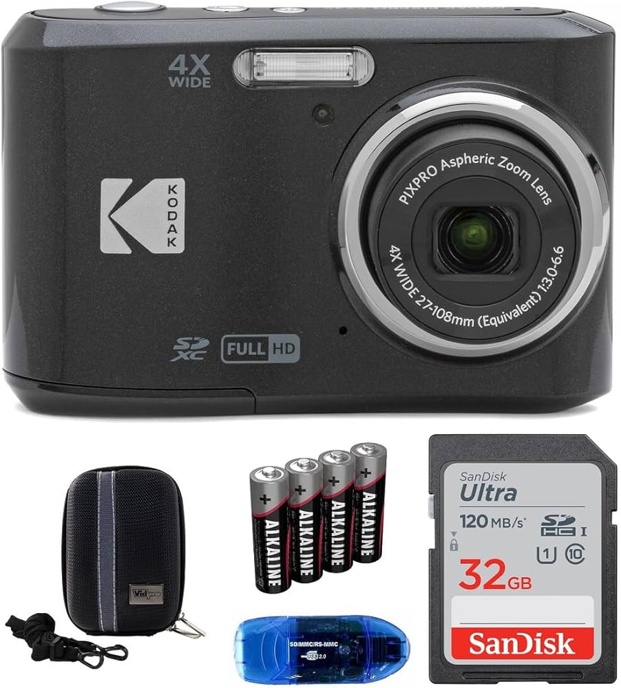 Amazon | KODAK Pixpro FZ45 デジタルカメラバンドル:SanDisk 32GB