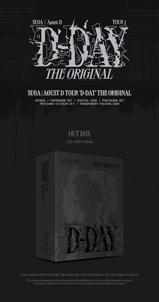 AGUST D, SUGA, BTS, BANGTAN - BTS SUGA Agust D D-DAY Tour The